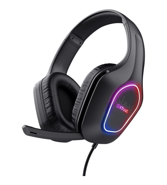 Trust GXT416 Zirox Ohraufliegender Kopfhörer Kabelgebunden USB Typ-A  (Schwarz) f&uuml;r 29,99 Euro