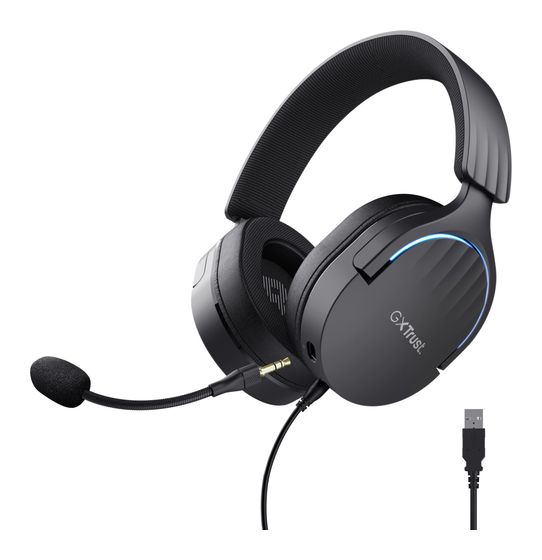 Trust GXT490 Fayzo Over Ear Kopfhörer Kabelgebunden USB Typ-A  (Schwarz) f&uuml;r 45,99 Euro