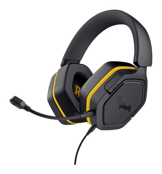 Trust GXT492BM Carus Batman Over Ear Kopfhörer Kabelgebunden  (Schwarz, Gelb) f&uuml;r 28,99 Euro