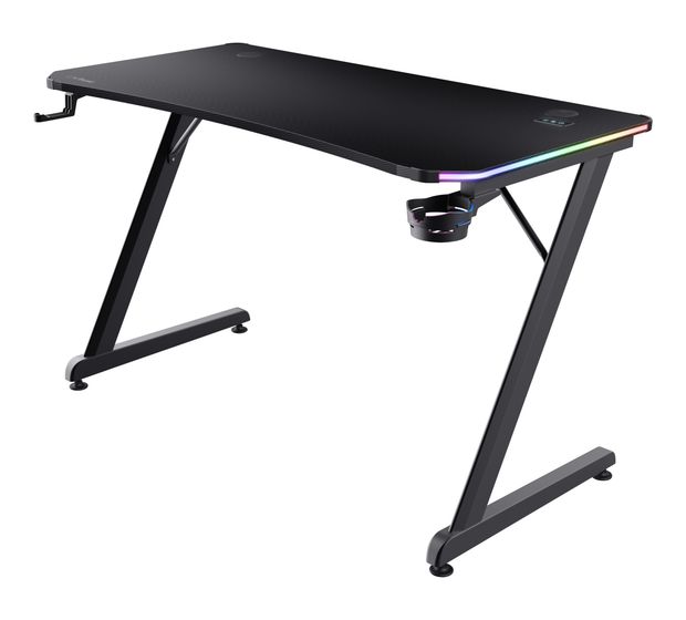 Trust GXT709 Luminus RGB Gamingtisch bis 150 kg  (Schwarz) f&uuml;r 179,99 Euro