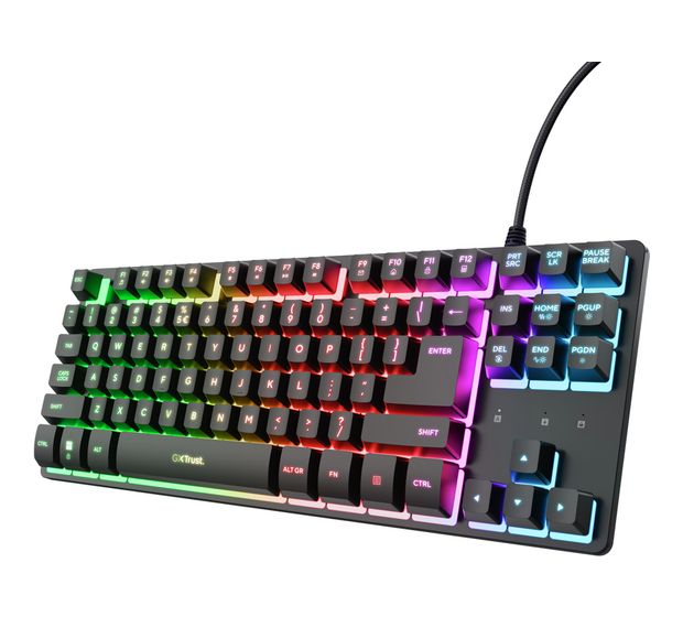 Trust GXT833 Thado Gaming Tastatur USB  (Schwarz) f&uuml;r 27,99 Euro