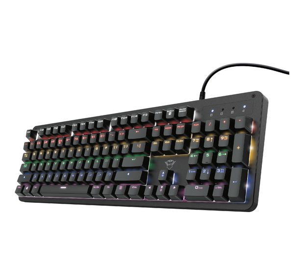 Trust GXT863 Mazz Gaming Tastatur USB  (Schwarz) f&uuml;r 40,99 Euro
