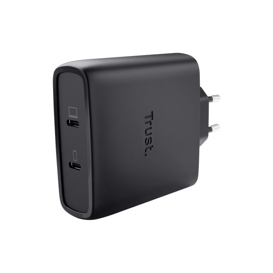 Trust Maxo USB-C-GaN-Ladegerät 100 W mit 2 Anschlüssen f&uuml;r 45,99 Euro