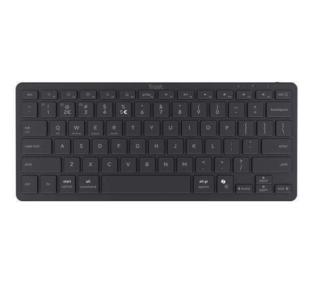 Trust Nado II Heimbüro Tastatur Bluetooth  (Schwarz) f&uuml;r 19,99 Euro