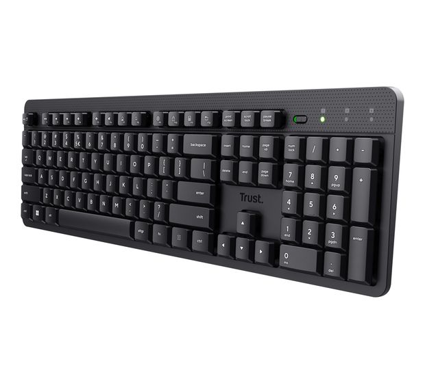 Trust Ody II Büro Tastatur RF Wireless 2.4 GHz  (Schwarz) f&uuml;r 19,99 Euro
