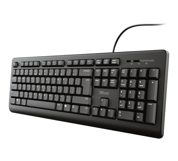 Trust Primo Universal Tastatur USB  (Schwarz) f&uuml;r 12,99 Euro