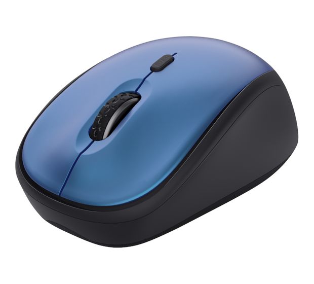 Trust Yvi 1600 DPI Büro Maus Optisch  (Schwarz, Blau) f&uuml;r 14,99 Euro