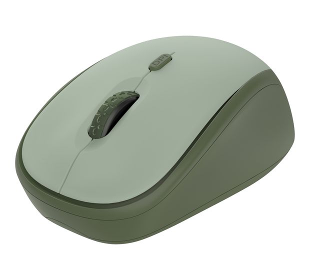 Trust Yvi+ 1600 DPI Büro Maus Optisch  (Schwarz, Grün) f&uuml;r 14,99 Euro
