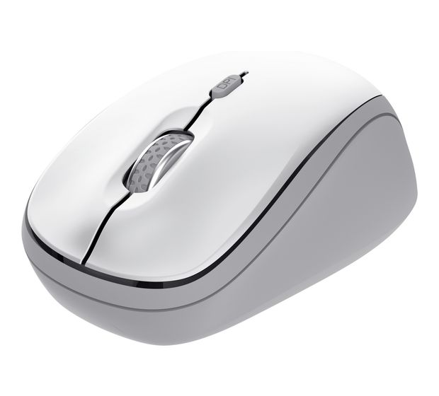 Trust Yvi+ 1600 DPI Universal Maus Optisch  (Weiß) f&uuml;r 19,99 Euro
