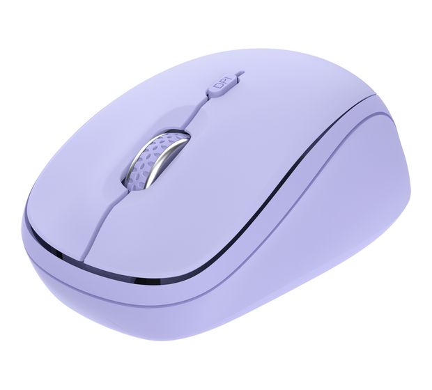 Trust Yvi+ 1600 DPI Universal Maus Optisch  (Violett) f&uuml;r 19,99 Euro