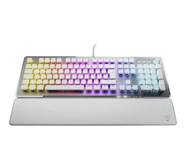 Turtle Beach Vulcan II RGB-LED Gaming Tastatur USB  (Weiß) f&uuml;r 131,99 Euro