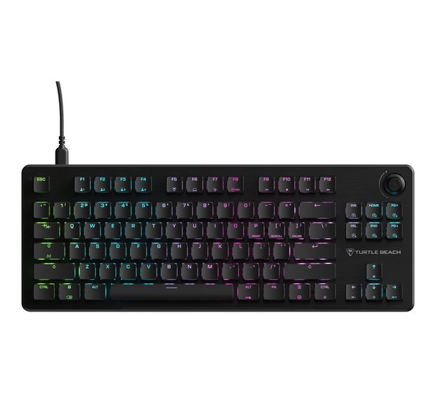 Turtle Beach Vulcan II TKL RGB Tenkeyless RGB-LED Gaming Tastatur USB  (Schwarz) f&uuml;r 82,49 Euro
