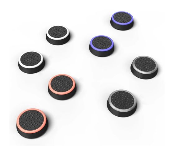 Urage Control-Stick-Aufsätze-Set Colors 8in1 Nintendo Switch Nintendo Switch/Nintendo Switch Lite/Nintendo Switch OLED (Schwarz, Blau, Weiß, Grau, Rot) f&uuml;r 9,99 Euro