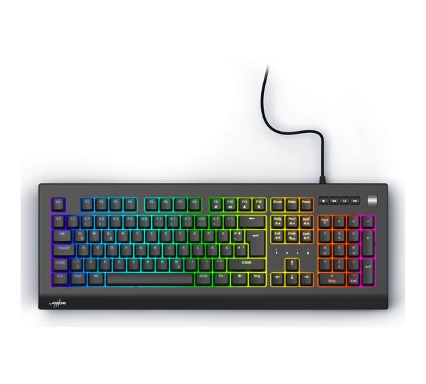 Urage Exodus 600 RGB-LED Gaming Tastatur USB  (Schwarz) f&uuml;r 42,99 Euro