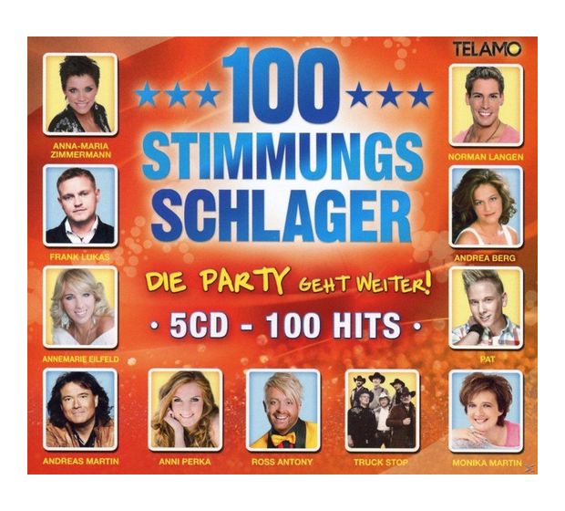 VARIOUS - 100 Stimmungsschlager,Die Party Geht Weiter f&uuml;r 13,49 Euro