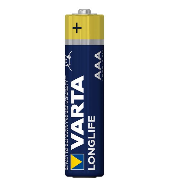 Varta Batterien AAA, 40 Stück, Longlife, Alkaline, 1,5V, für Fernbedienungen, Radios, Uhren, Made in Germany f&uuml;r 14,99 Euro