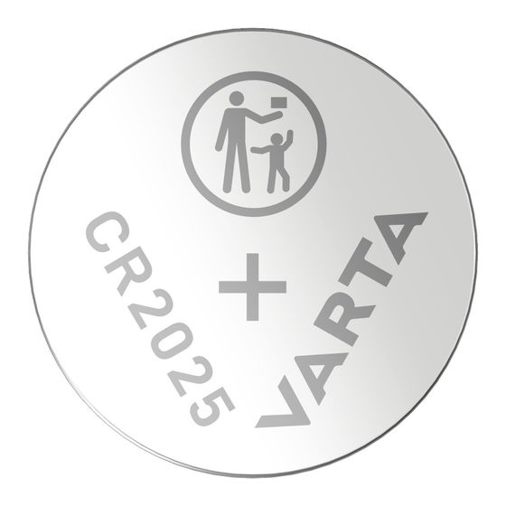 Varta Batterien Knopfzelle CR2025, 1 Stück, Lithium Coin, 3V, kindersichere Verpackung, für elektronische Kleingeräte - Autoschlüssel, Fernbedienungen, Waagen f&uuml;r 3,99 Euro