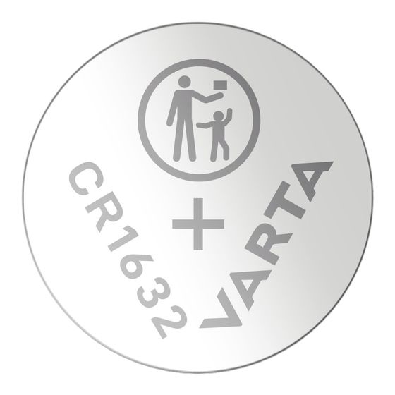 Varta Batterien Knopfzelle CR1632, 1 Stück, Lithium Coin, 3V, kindersichere Verpackung, für elektronische Kleingeräte - Autoschlüssel, Fernbedienungen, Waagen f&uuml;r 4,99 Euro