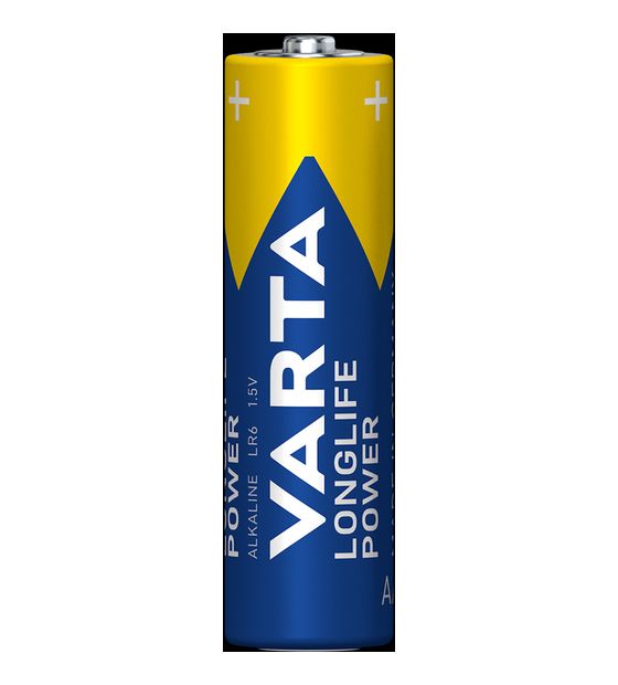Varta Longlife Power Batterie AA Alkali 1,5 V 16 Stück  (Blau/Gelb) f&uuml;r 8,99 Euro