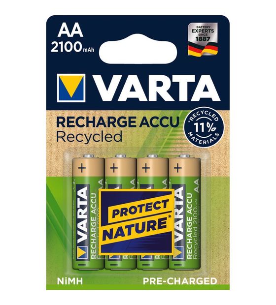 Varta Recycled AA 2100mAh f&uuml;r 5,03 Euro