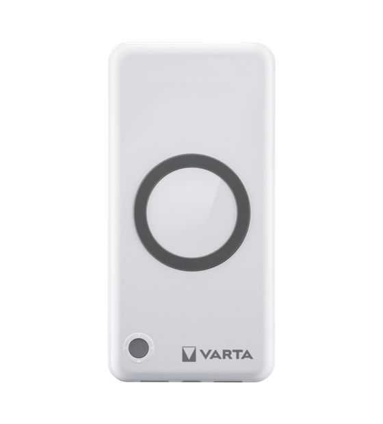 Varta Wireless 10000 mAh Powerbank USB Typ-C Kabelloses Laden  (Weiß) f&uuml;r 29,99 Euro