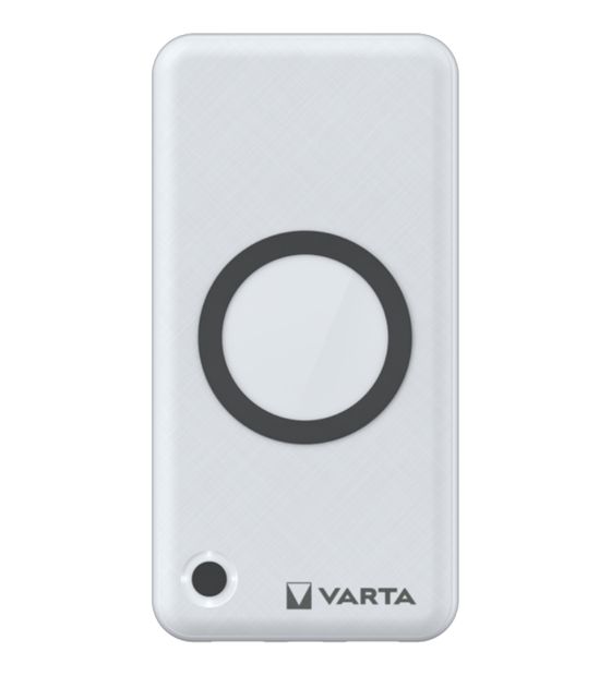 Varta Wireless 15000 mAh Powerbank USB Typ-C Kabelloses Laden  (Weiß) f&uuml;r 39,99 Euro