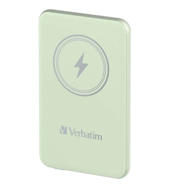 Verbatim Charge 'n' Go 5000 mAh Powerbank USB Typ-C Kabelloses Laden  (Grün) f&uuml;r 26,99 Euro