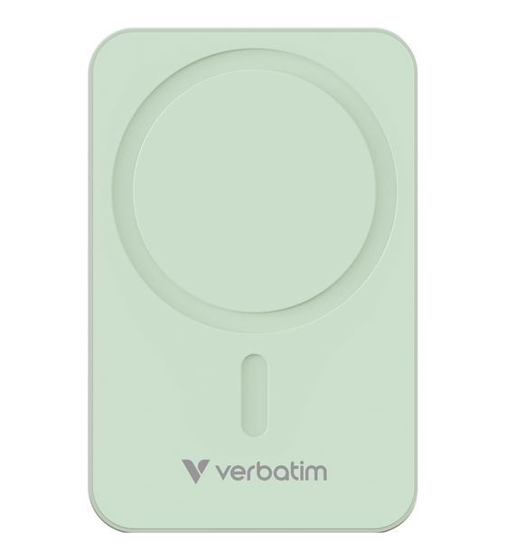 Verbatim Charge 'n' Go Essentials 20000 mAh Powerbank USB Typ-C Kabelloses Laden  (Grün) f&uuml;r 42,99 Euro