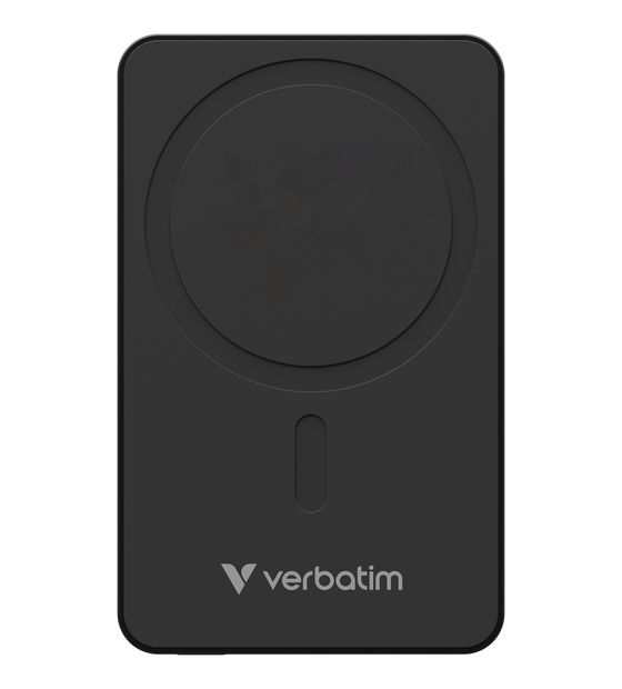 Verbatim Charge 'n' Go Essentials 5000 mAh Powerbank USB Typ-C Kabelloses Laden  (Schwarz) f&uuml;r 25,99 Euro