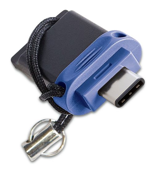 Verbatim Dual USB Type-A / USB Type-C Stick 32 GB (Schwarz, Blau, Silber) f&uuml;r 12,99 Euro