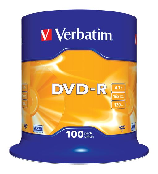 Verbatim DVD-R Matt Silver f&uuml;r 33,99 Euro