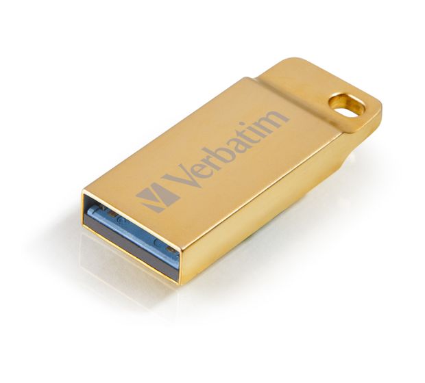 Verbatim Metal Executive USB Typ-A Stick 64 GB  (Gold) f&uuml;r 14,99 Euro