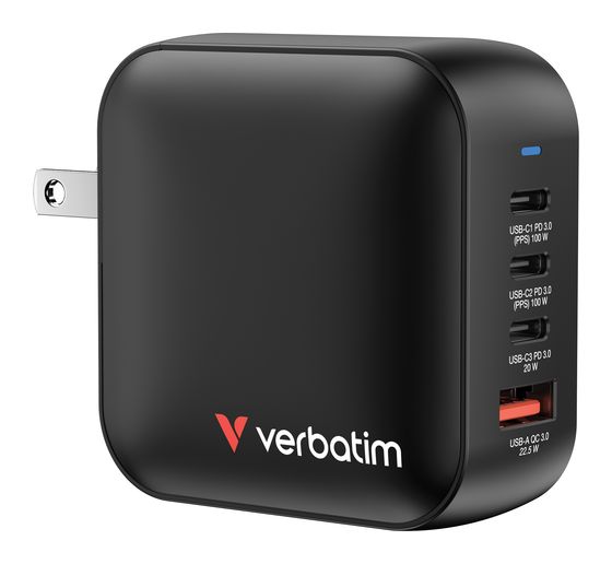 Verbatim Mini GaN Charger 100W f&uuml;r 47,99 Euro