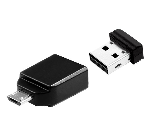 Verbatim Nano USB Typ-A Stick 32 GB  (Schwarz) f&uuml;r 5,99 Euro