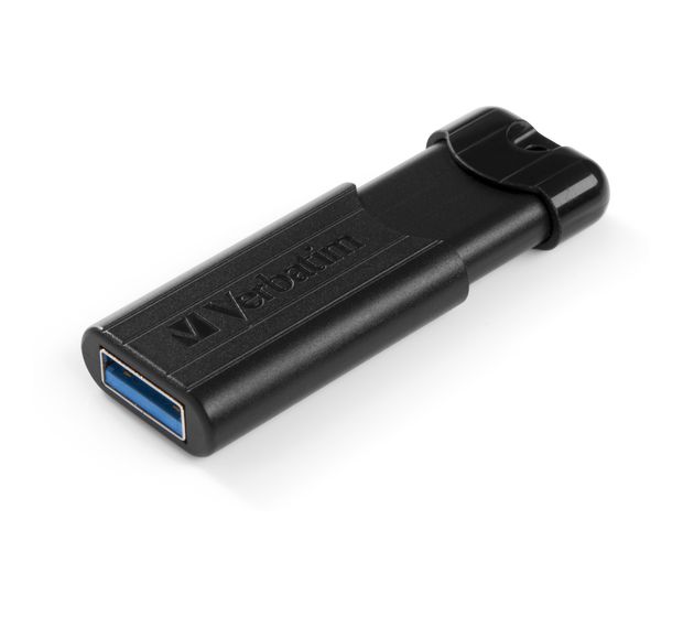Verbatim PinStripe 3.0 USB Typ-A Stick 64 GB  (Schwarz) f&uuml;r 13,99 Euro