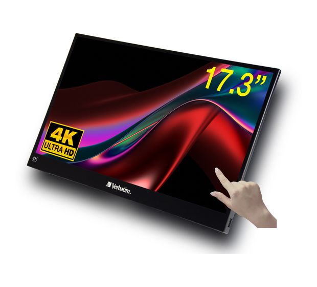Verbatim PMT-17 4K Ultra HD Monitor 43,9 cm (17.3 Zoll) 16:9 6 ms  (Schwarz) f&uuml;r 389,99 Euro