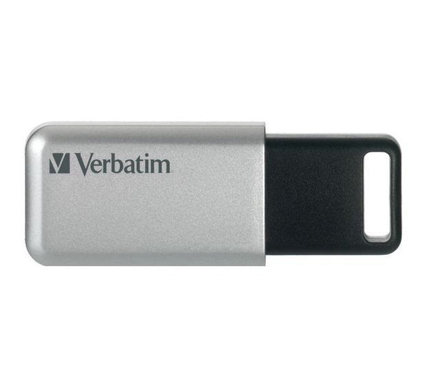 Verbatim Secure Pro USB Typ-A Stick 64 GB  (Schwarz, Grau) f&uuml;r 60,49 Euro