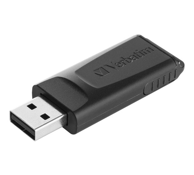 Verbatim Slider Stick 128 GB  (Schwarz) f&uuml;r 15,99 Euro