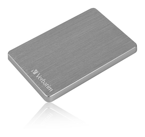 Verbatim Store 'n' Go Alu Slim Portable 1 TB externe Festplatte 2.5"  (Grau) f&uuml;r 94,99 Euro