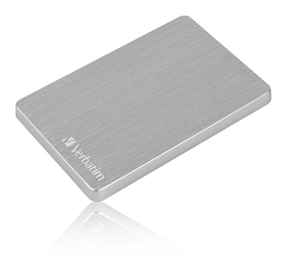 Verbatim Store 'n' Go Alu Slim Portable 1 TB externe Festplatte 2.5"  (Silber) f&uuml;r 94,99 Euro