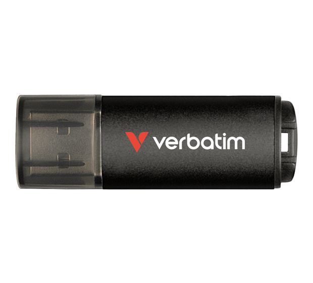 Verbatim V200 Metal USB Typ-A Stick 128 GB  (Schwarz) f&uuml;r 24,99 Euro