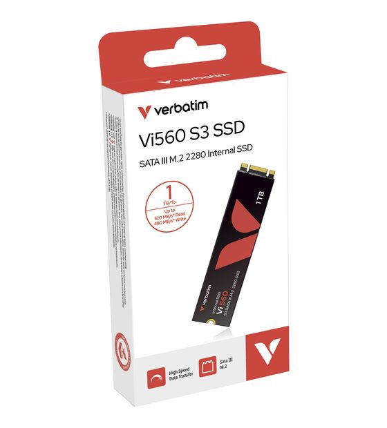 Verbatim Vi560 S3 1 TB SSD Serial ATA III M.2 f&uuml;r 239,99 Euro