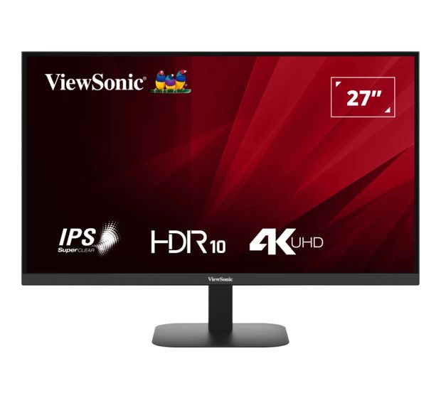Viewsonic VA2708-4K-HD 4K Ultra HD Monitor 68,6 cm (27 Zoll) 16:9 4 ms 250 cd/m²  (Schwarz) f&uuml;r 273,99 Euro