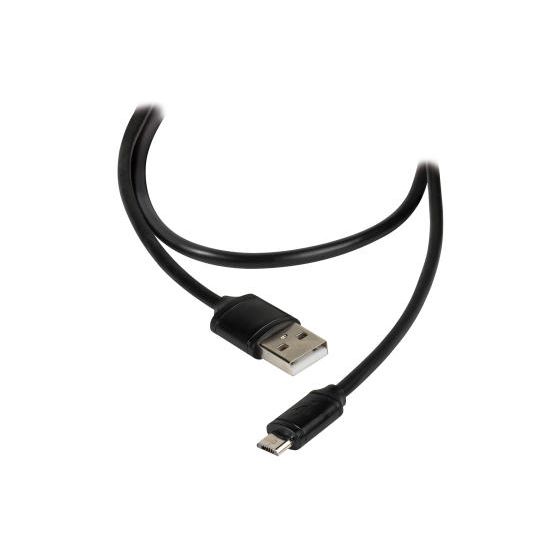 Vivanco 36251 Rundkabel USB A auf Micro-USB B Männlich 1,2 m  (Schwarz) f&uuml;r 9,99 Euro