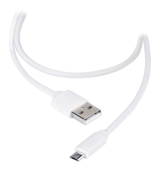Vivanco 36252 Micro-USB B auf USB A Männlich 1,2 m  (Weiß) f&uuml;r 6,97 Euro