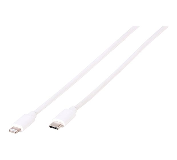 Vivanco 60084 Stecker Lightning auf USB C 1,2 m  (Weiß) f&uuml;r 19,99 Euro