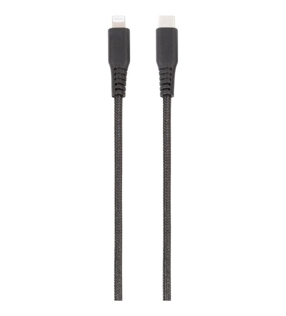 Vivanco 61692 Stecker Lightning auf USB C 1,5 m  (Schwarz) f&uuml;r 24,99 Euro