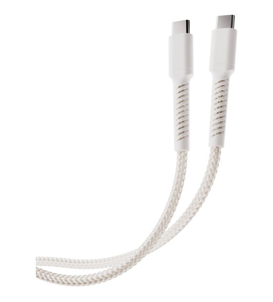 Vivanco 63641 Stecker USB C auf USB C bis 60 W 2,5 m  (Weiß) f&uuml;r 14,99 Euro