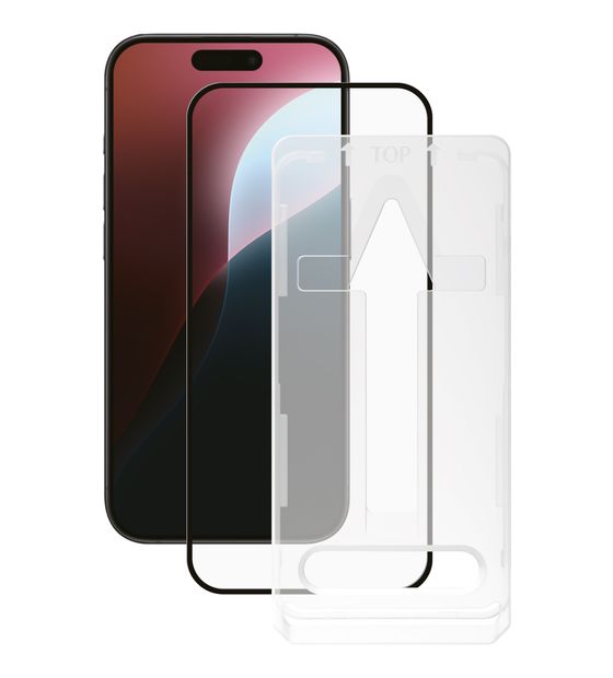 Vivanco 64226 Klare Bildschirmschutzfolie gehärtetes Glas 9H für  Apple iPhone 16 Pro Stoßfest, Schmutzabweisend, Schlagfest, Kratzresistent f&uuml;r 19,99 Euro