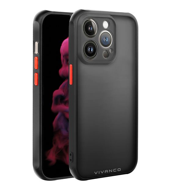 Vivanco Frosted Cover für Apple iPhone 14 Pro (Schwarz, Durchscheinend) f&uuml;r 11,22 Euro